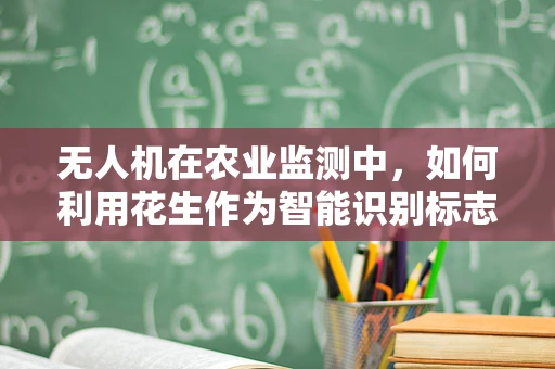 无人机在农业监测中，如何利用花生作为智能识别标志？