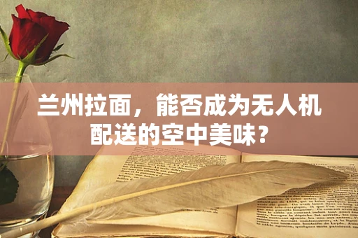 兰州拉面，能否成为无人机配送的空中美味？
