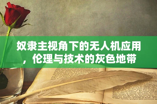 奴隶主视角下的无人机应用，伦理与技术的灰色地带