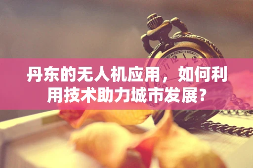 丹东的无人机应用，如何利用技术助力城市发展？