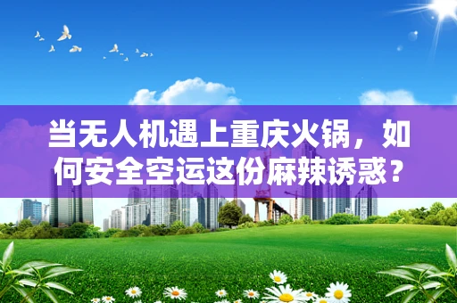当无人机遇上重庆火锅，如何安全空运这份麻辣诱惑？