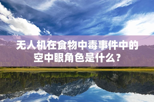 无人机在食物中毒事件中的空中眼角色是什么？