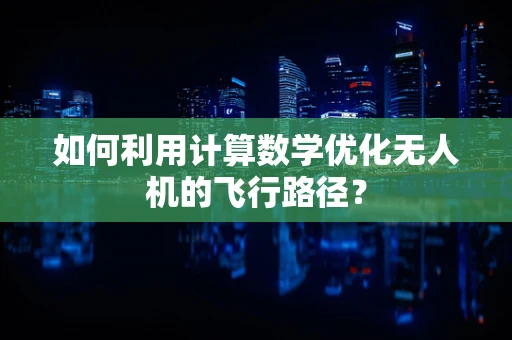 如何利用计算数学优化无人机的飞行路径？