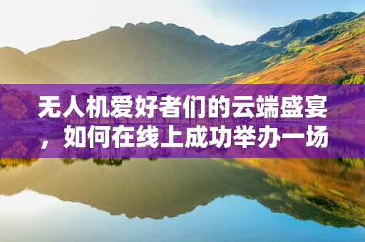 无人机爱好者们的云端盛宴，如何在线上成功举办一场粉丝见面会？