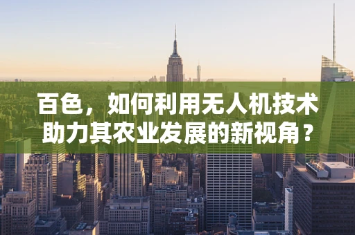 百色，如何利用无人机技术助力其农业发展的新视角？
