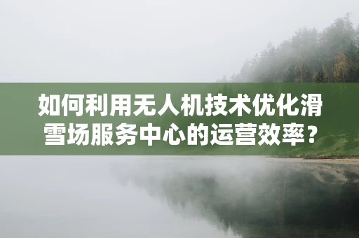 如何利用无人机技术优化滑雪场服务中心的运营效率？
