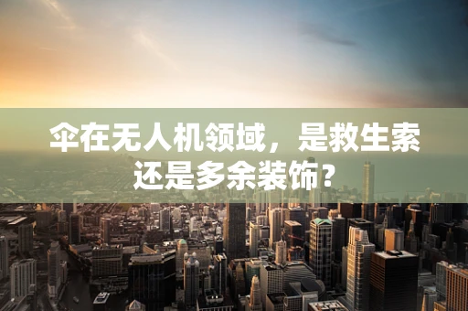 伞在无人机领域，是救生索还是多余装饰？