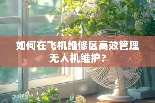 如何在飞机维修区高效管理无人机维护？