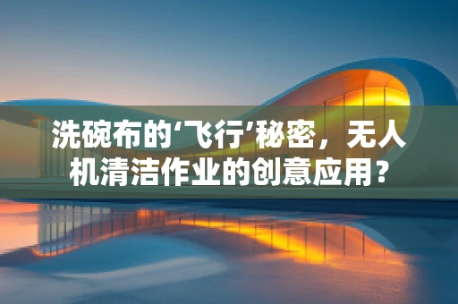 洗碗布的‘飞行’秘密，无人机清洁作业的创意应用？