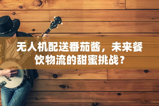 无人机配送番茄酱，未来餐饮物流的甜蜜挑战？