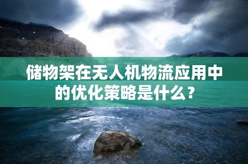 储物架在无人机物流应用中的优化策略是什么？