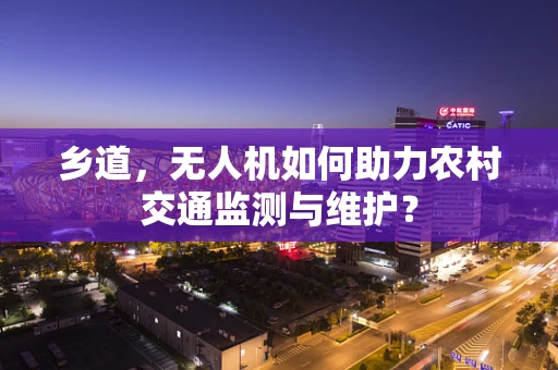乡道，无人机如何助力农村交通监测与维护？