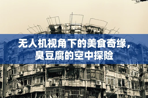 无人机视角下的美食奇缘，臭豆腐的空中探险