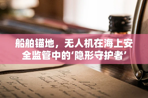 船舶锚地，无人机在海上安全监管中的‘隐形守护者’