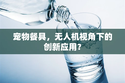 宠物餐具，无人机视角下的创新应用？