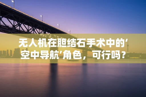 无人机在胆结石手术中的‘空中导航’角色，可行吗？