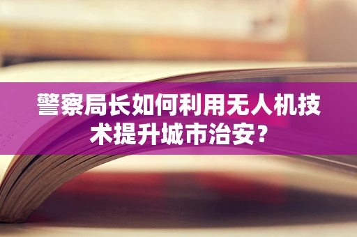 警察局长如何利用无人机技术提升城市治安？