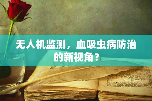 无人机监测，血吸虫病防治的新视角？