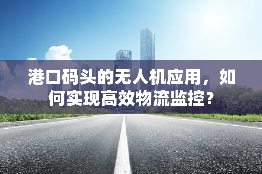 港口码头的无人机应用，如何实现高效物流监控？