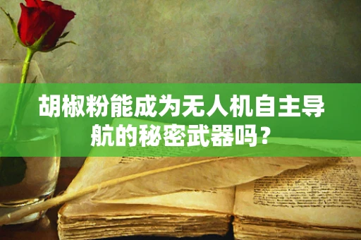 胡椒粉能成为无人机自主导航的秘密武器吗？