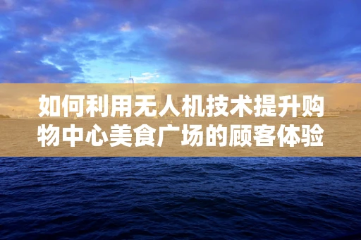 如何利用无人机技术提升购物中心美食广场的顾客体验？