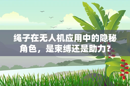 绳子在无人机应用中的隐秘角色，是束缚还是助力？