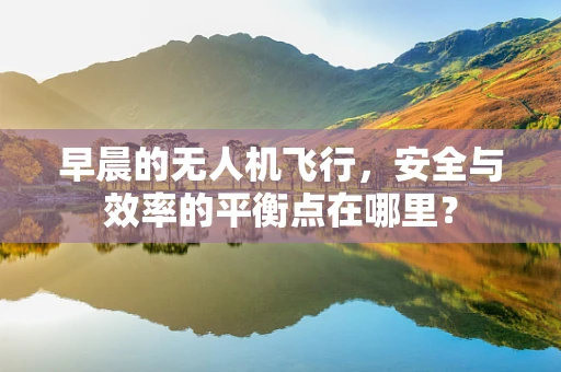 早晨的无人机飞行，安全与效率的平衡点在哪里？