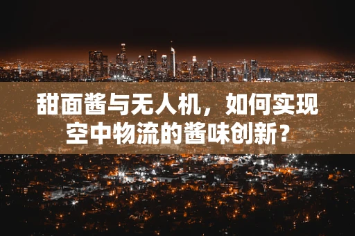 甜面酱与无人机，如何实现空中物流的酱味创新？