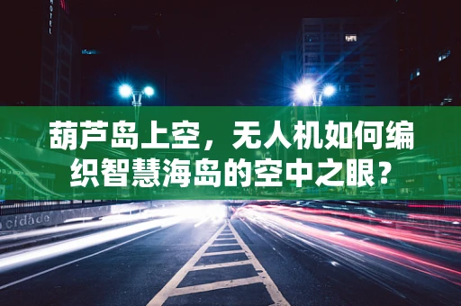 葫芦岛上空，无人机如何编织智慧海岛的空中之眼？