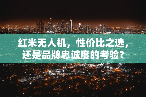 红米无人机，性价比之选，还是品牌忠诚度的考验？