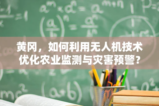 黄冈，如何利用无人机技术优化农业监测与灾害预警？