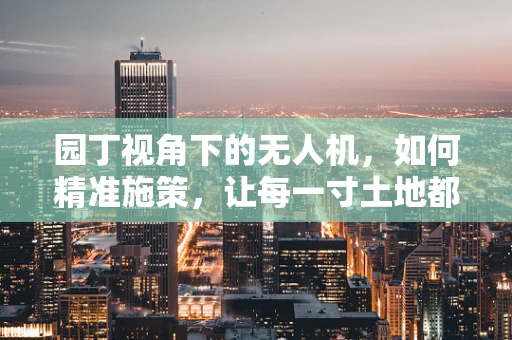 园丁视角下的无人机，如何精准施策，让每一寸土地都绽放生机？