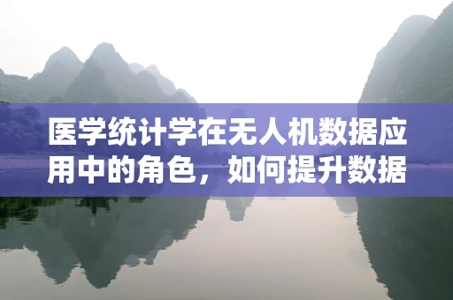医学统计学在无人机数据应用中的角色，如何提升数据分析的精准度？