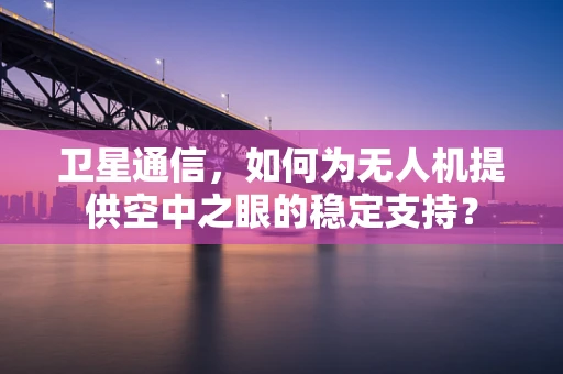 卫星通信，如何为无人机提供空中之眼的稳定支持？