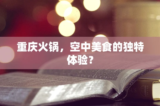重庆火锅，空中美食的独特体验？