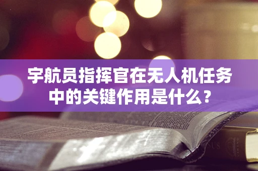宇航员指挥官在无人机任务中的关键作用是什么？