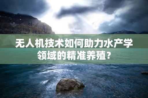无人机技术如何助力水产学领域的精准养殖？
