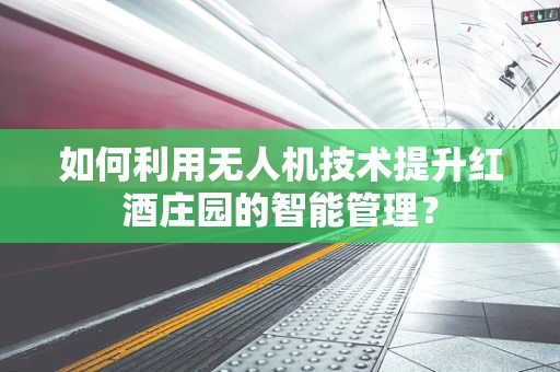 如何利用无人机技术提升红酒庄园的智能管理？