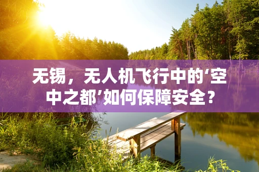 无锡，无人机飞行中的‘空中之都’如何保障安全？