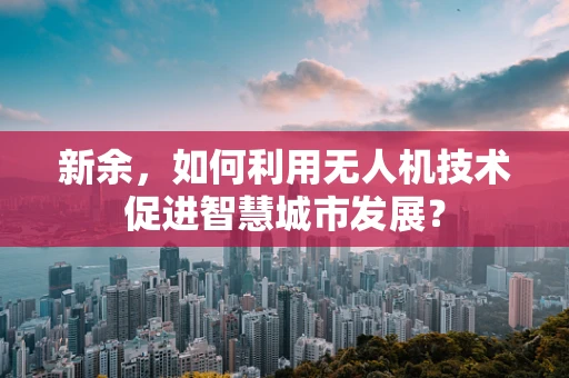 新余，如何利用无人机技术促进智慧城市发展？