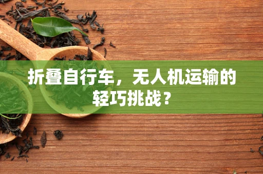折叠自行车，无人机运输的轻巧挑战？