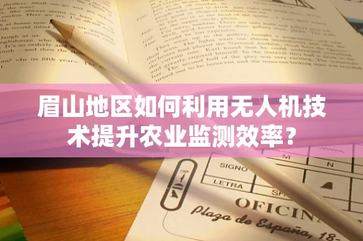 眉山地区如何利用无人机技术提升农业监测效率？