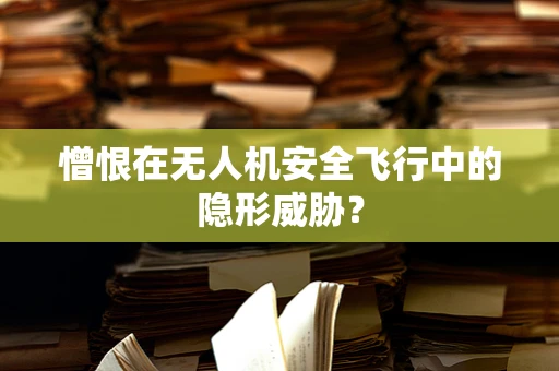 憎恨在无人机安全飞行中的隐形威胁？
