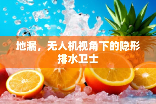 地漏，无人机视角下的隐形排水卫士
