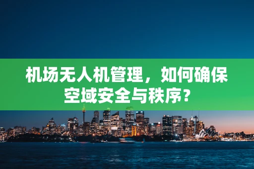 机场无人机管理，如何确保空域安全与秩序？