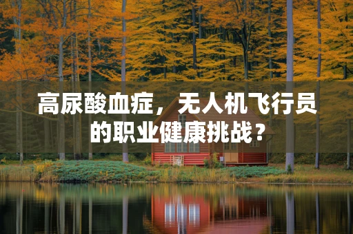 高尿酸血症，无人机飞行员的职业健康挑战？