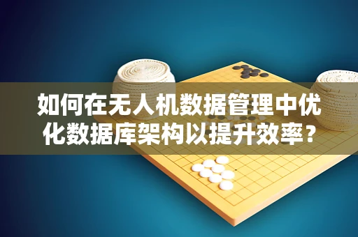 如何在无人机数据管理中优化数据库架构以提升效率？