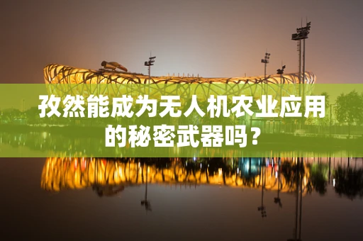 孜然能成为无人机农业应用的秘密武器吗？