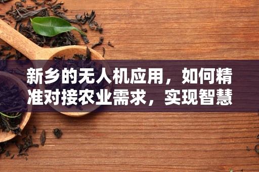 新乡的无人机应用，如何精准对接农业需求，实现智慧田畴？