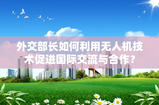 外交部长如何利用无人机技术促进国际交流与合作？